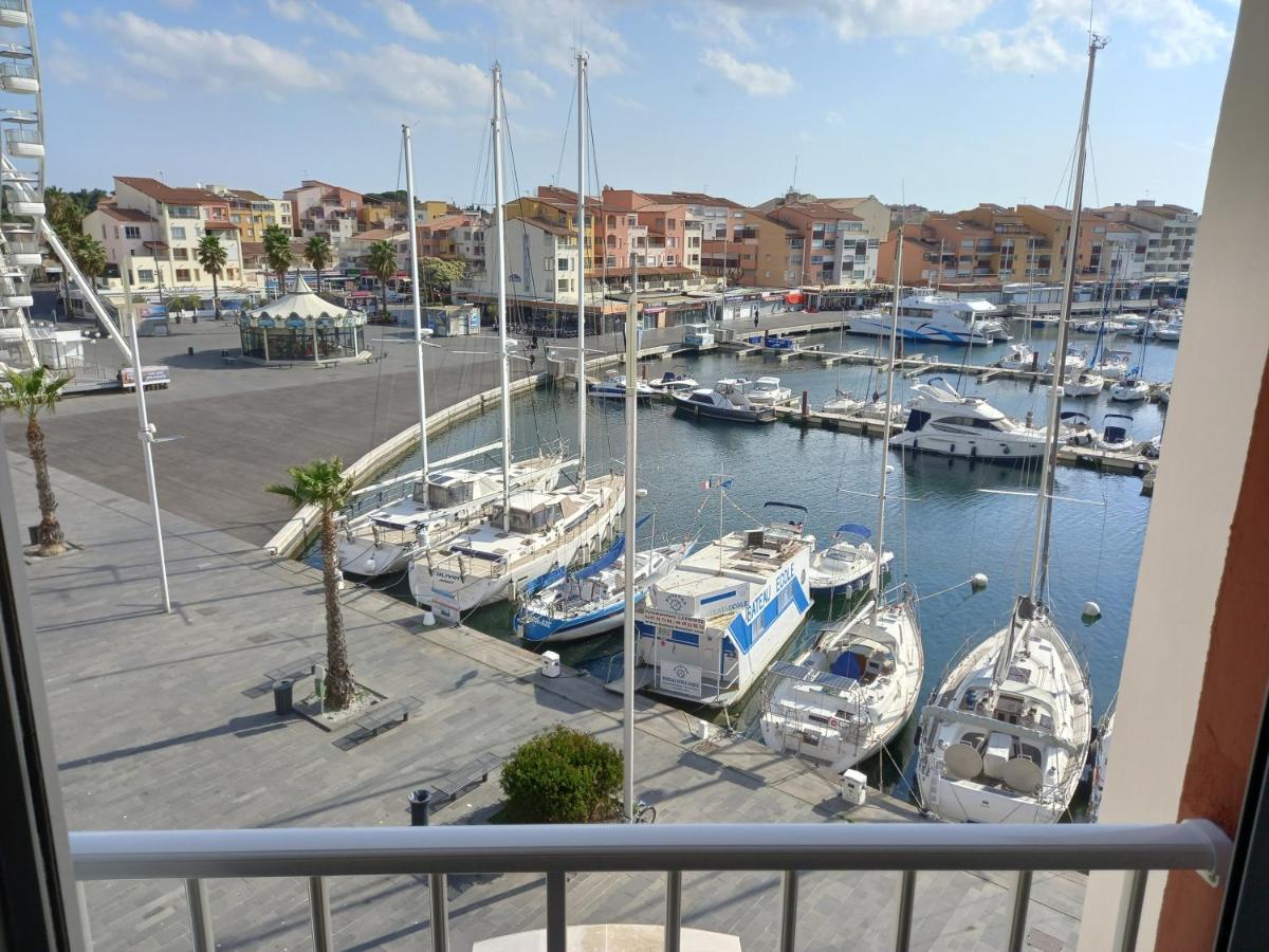 Apartament Port Brescou, T3 En Duplex Climatise, Superbe Vue Sur Le Port Agde Zewnętrze zdjęcie
