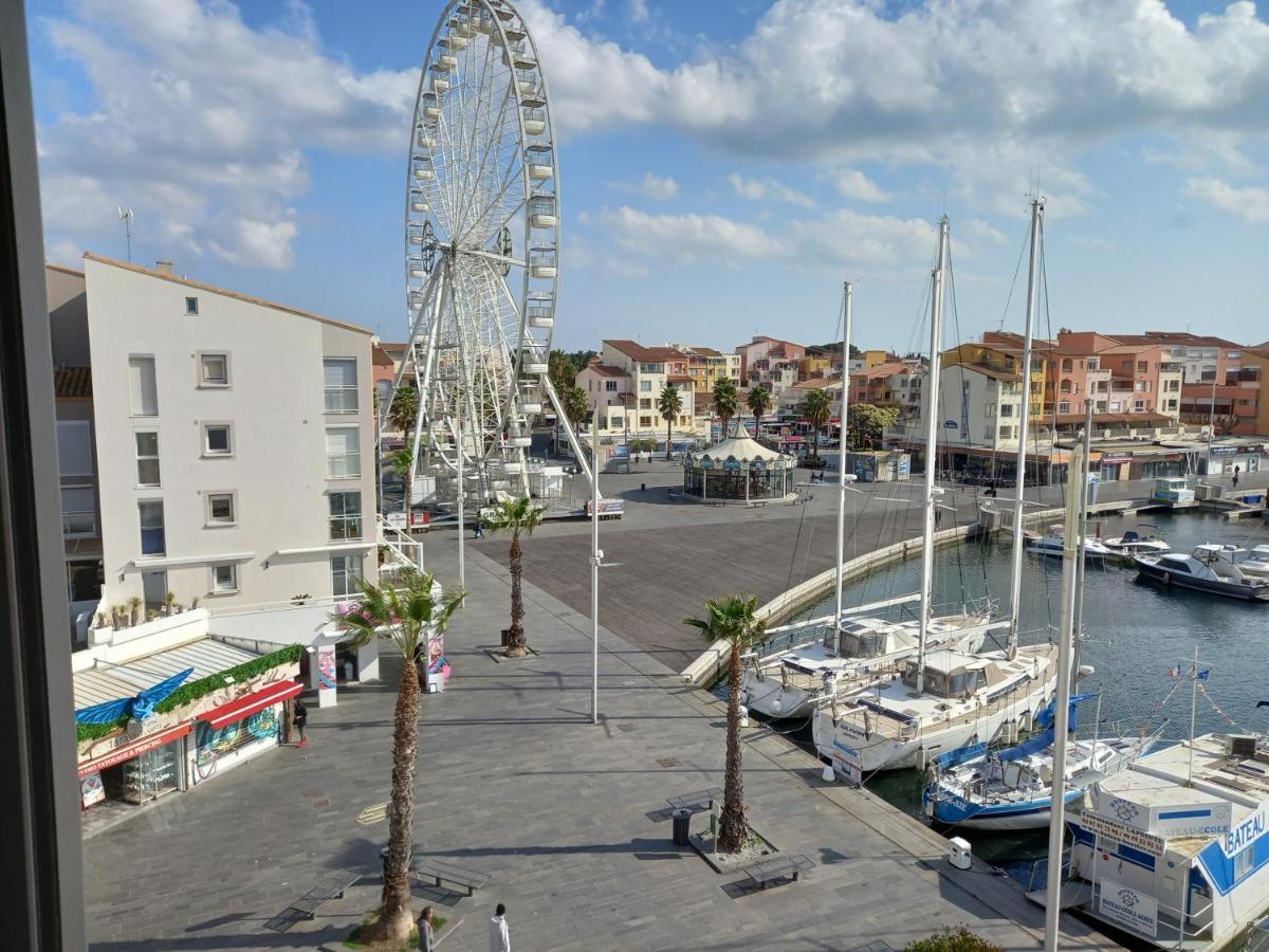 Apartament Port Brescou, T3 En Duplex Climatise, Superbe Vue Sur Le Port Agde Zewnętrze zdjęcie