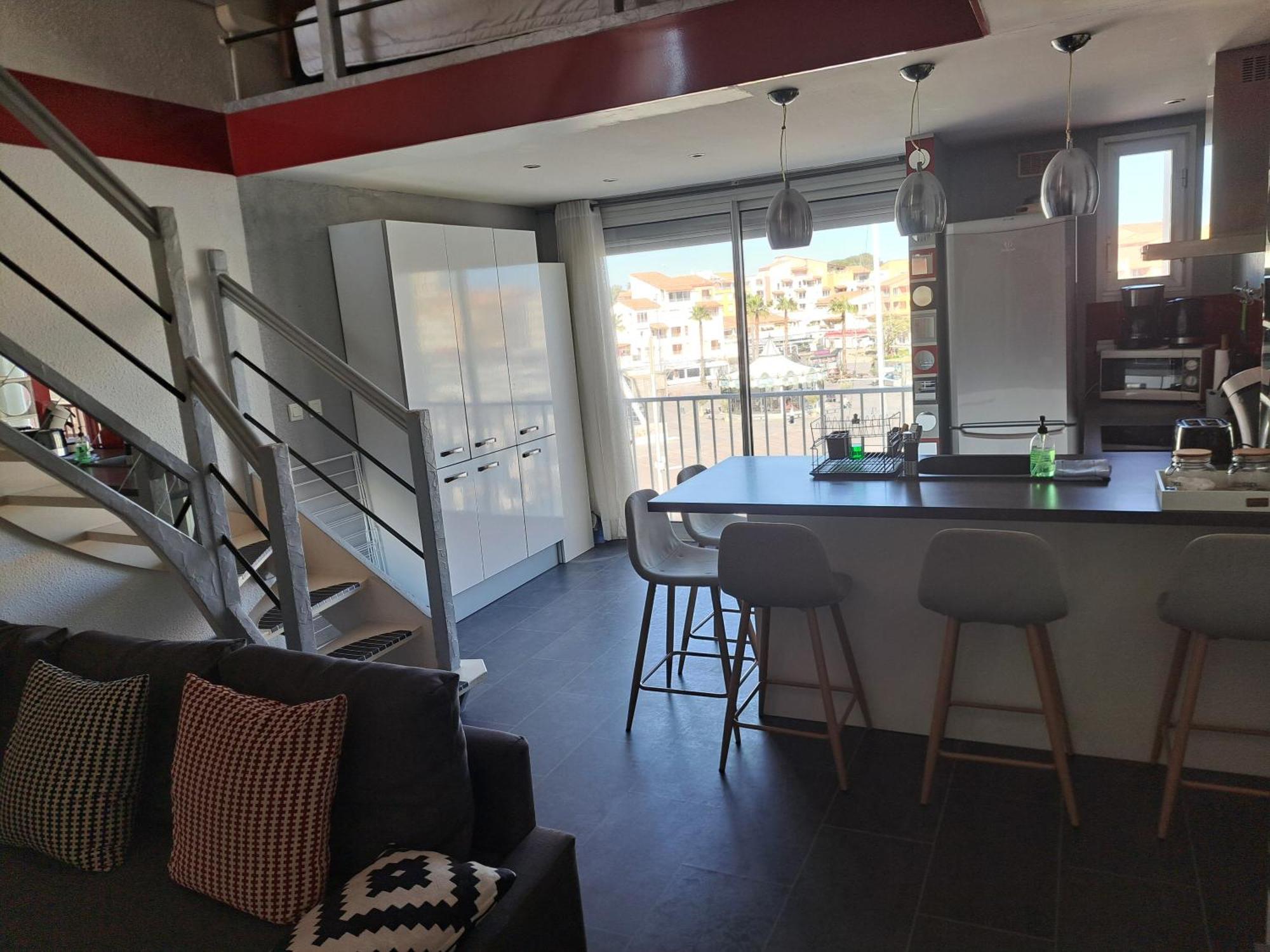 Apartament Port Brescou, T3 En Duplex Climatise, Superbe Vue Sur Le Port Agde Zewnętrze zdjęcie